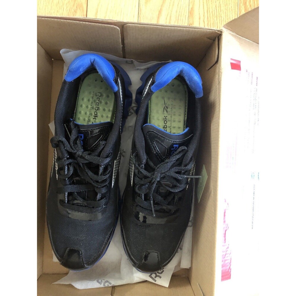 Reebok Zig Pulse Work Shoes Mens 8.5 Womens 10.5 Black Pre-Owned